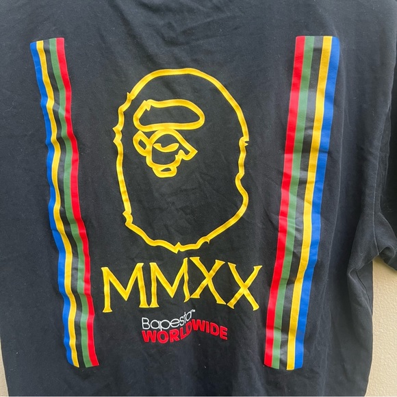 Bape MMXX T-shirt Bape A Bathing Ape MMXX T Shirt Mens XL Mens - Picture 2 of 8